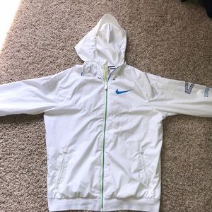 White Nike Windbreaker